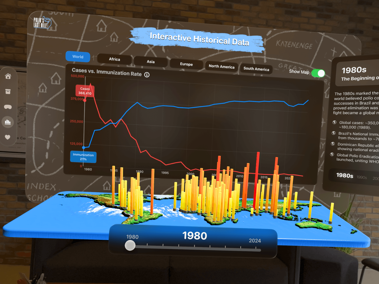 Polio’s Last Mile (Apple Vision Pro)