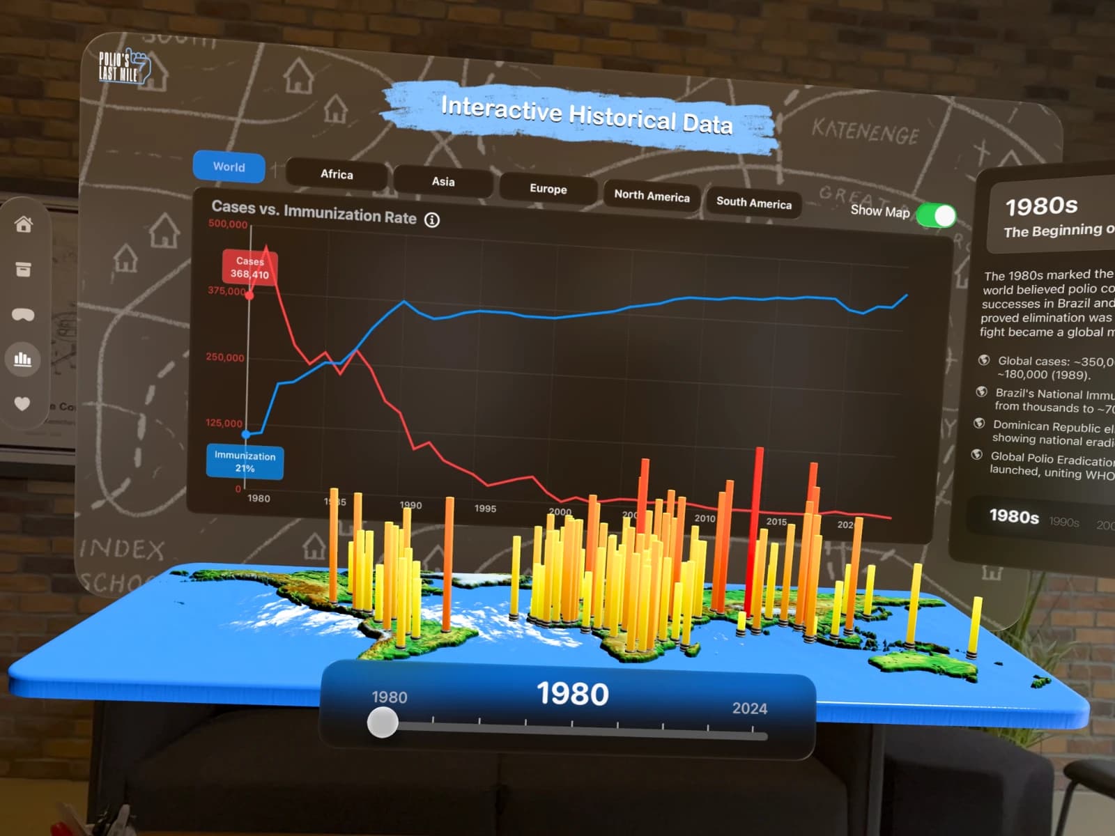 Polio’s Last Mile (Apple Vision Pro)